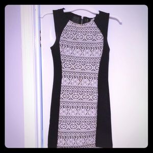 Sexy mini black dress